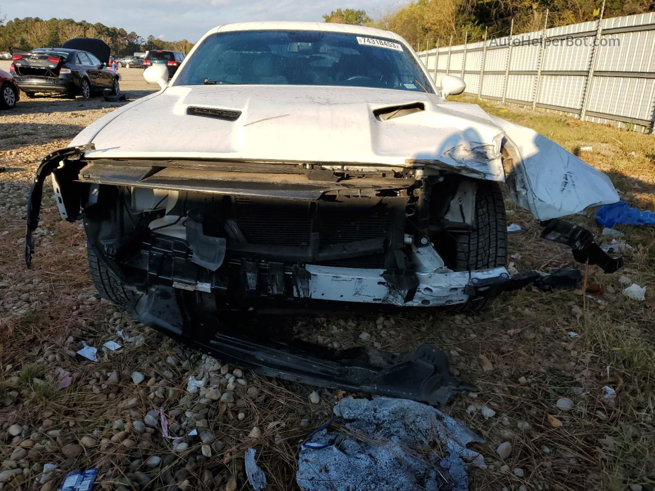 2018 Dodge Challenger R/t White vin: 2C3CDZBT5JH300888