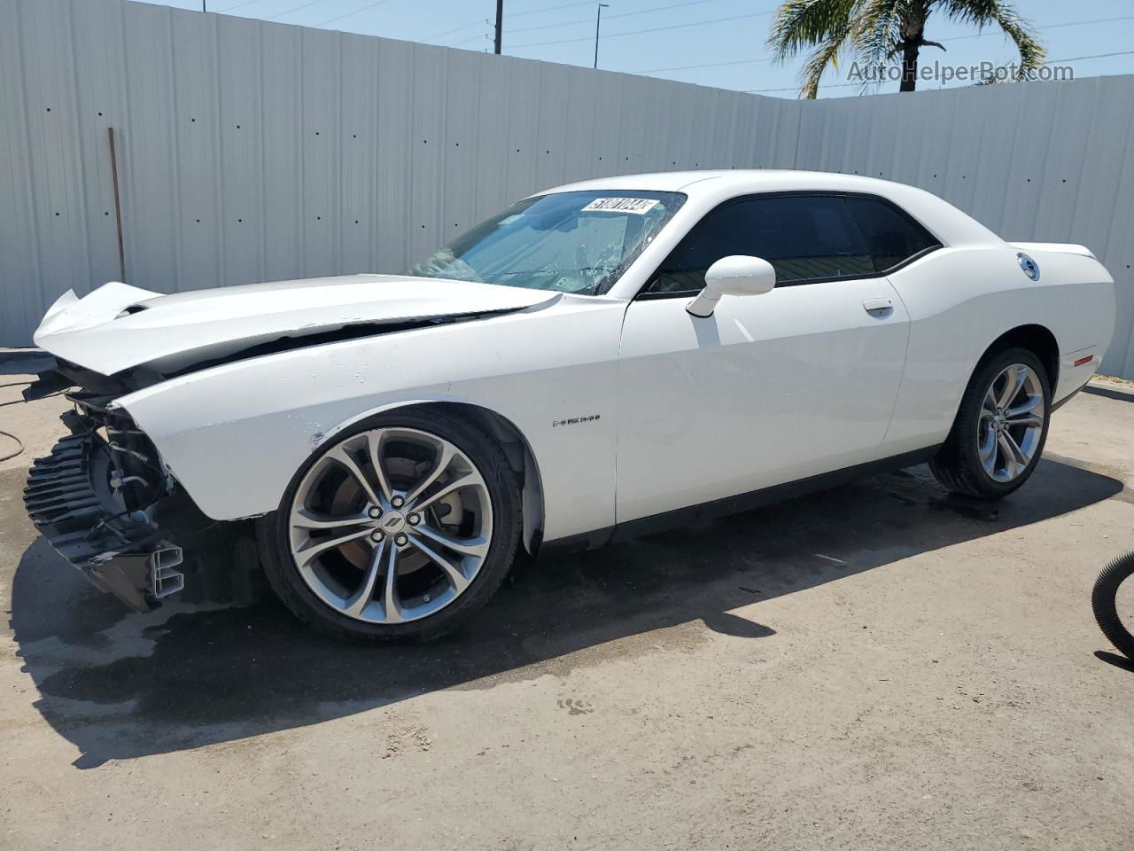 2022 Dodge Challenger R/t White vin: 2C3CDZBT5NH105265