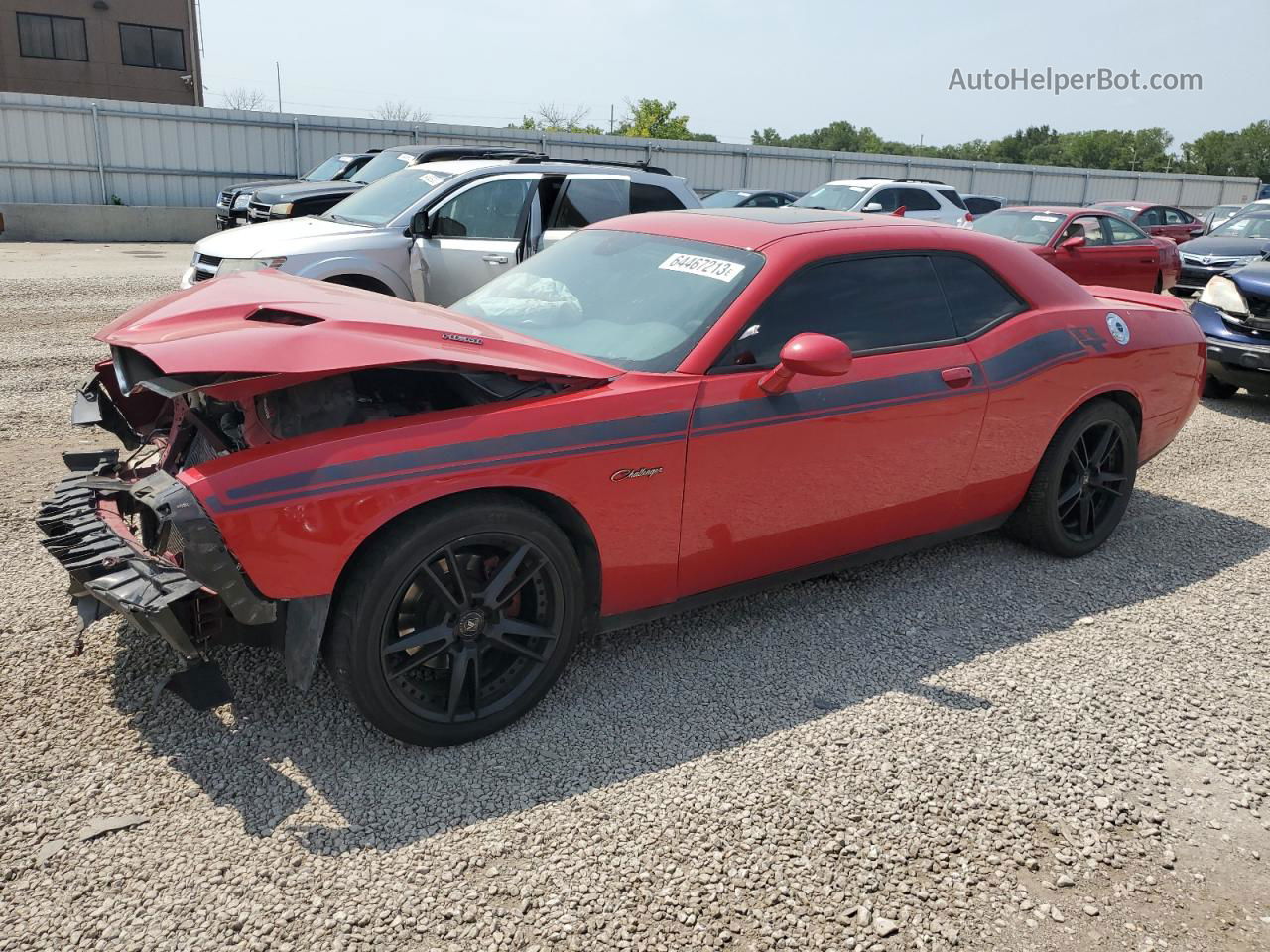 2015 Dodge Challenger Sxt Plus Red vin: 2C3CDZBT6FH730971