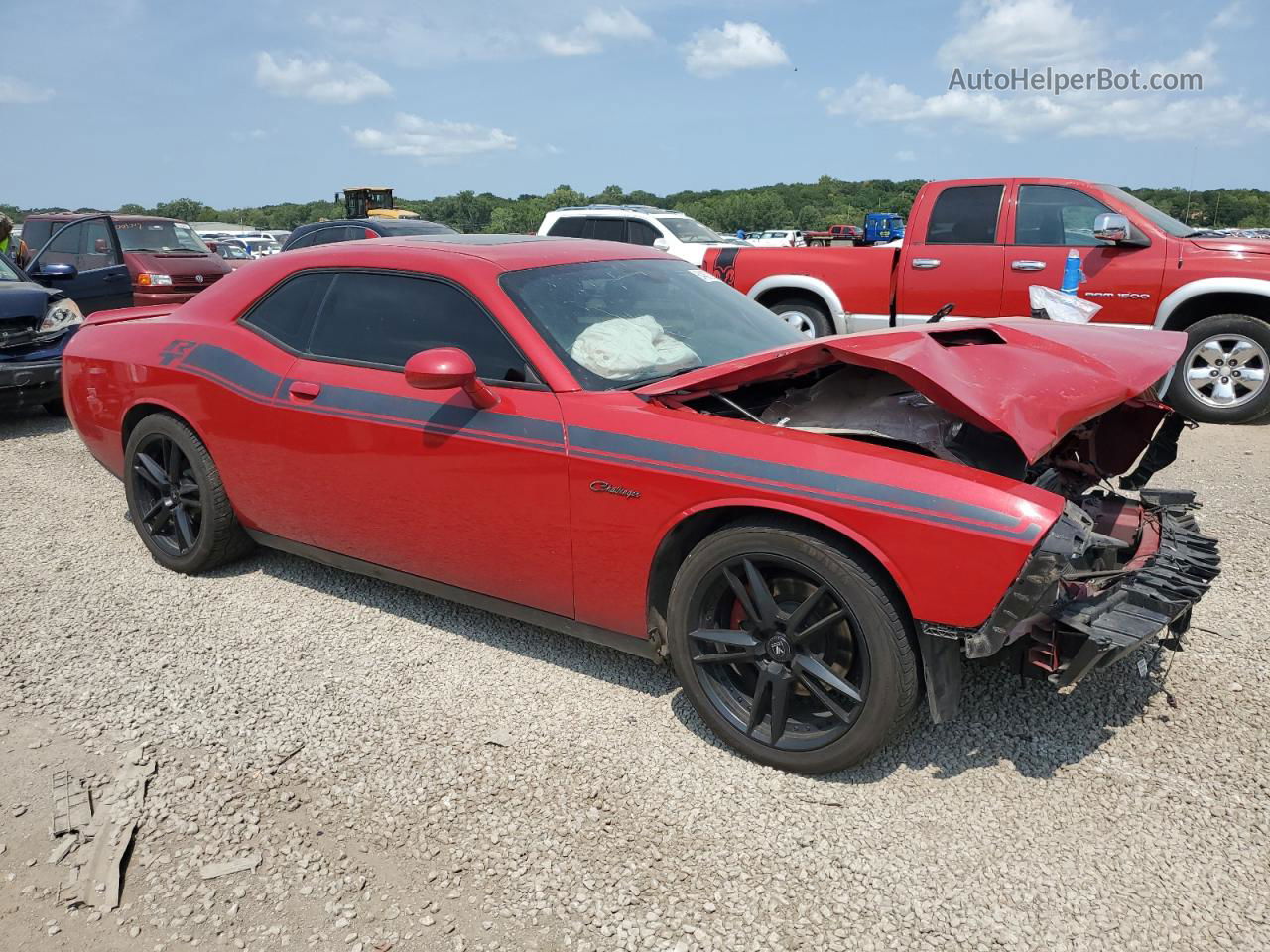 2015 Dodge Challenger Sxt Plus Red vin: 2C3CDZBT6FH730971