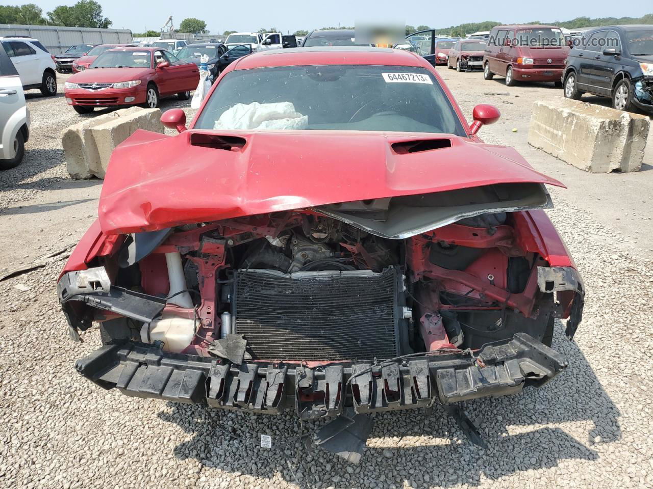 2015 Dodge Challenger Sxt Plus Red vin: 2C3CDZBT6FH730971