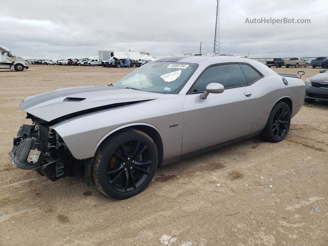 2016 Dodge Challenger R/t Silver vin: 2C3CDZBT6GH114270