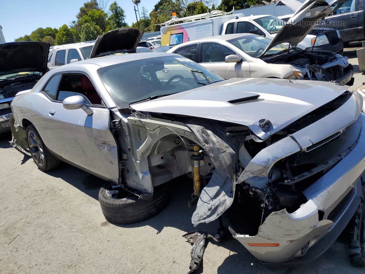 2016 Dodge Challenger R/t Silver vin: 2C3CDZBT6GH210173