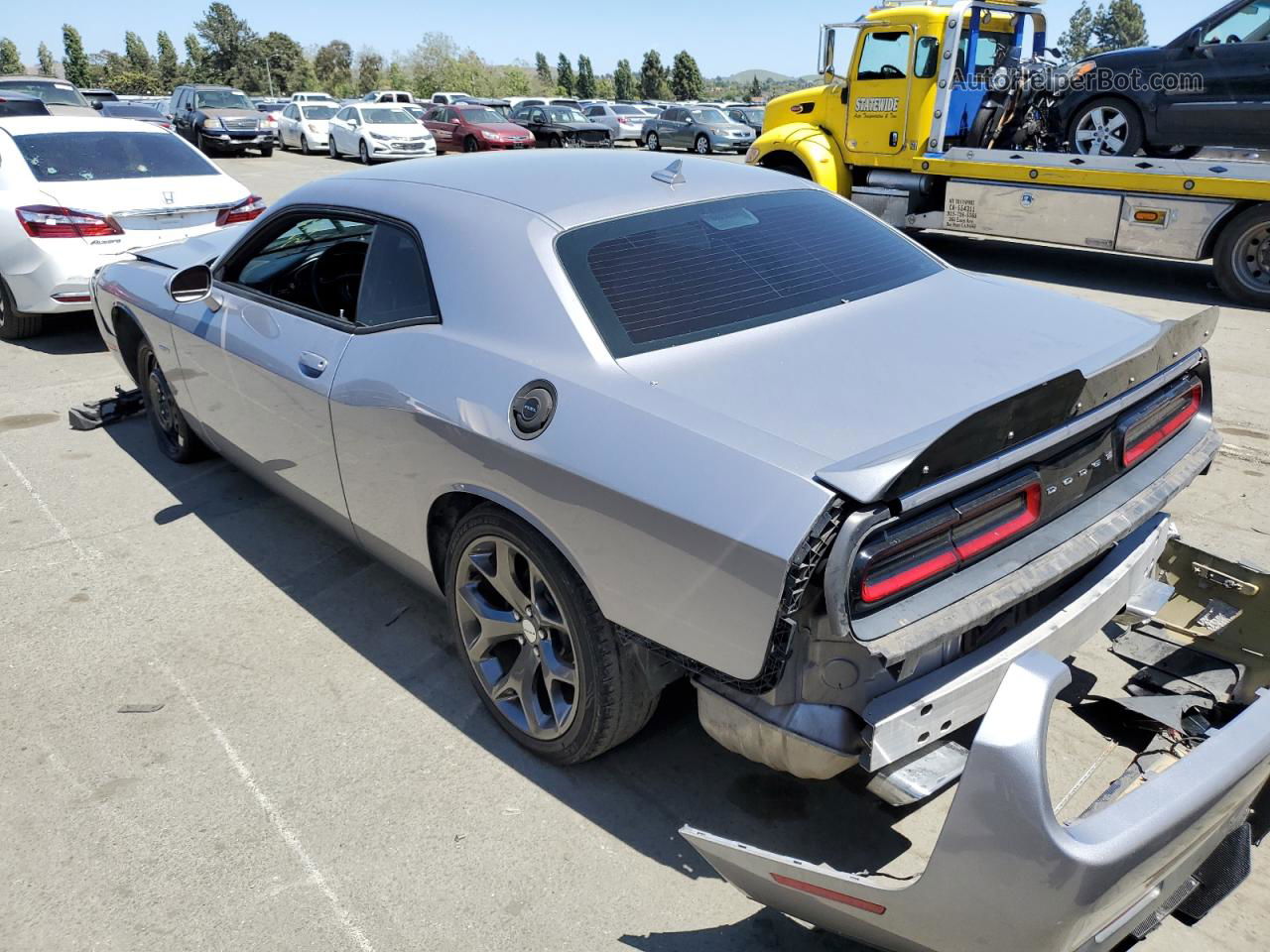 2016 Dodge Challenger R/t Серебряный vin: 2C3CDZBT6GH210173