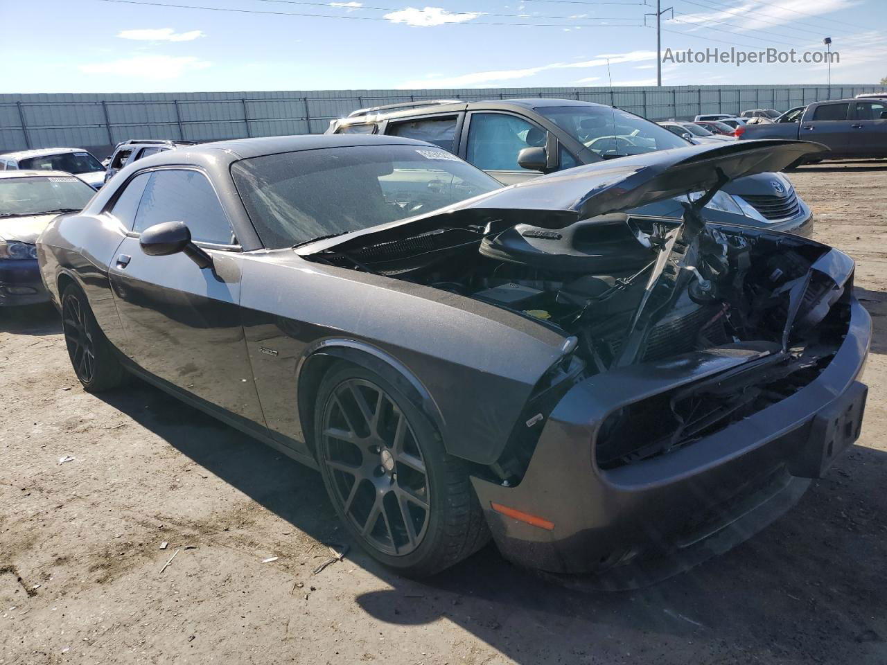 2016 Dodge Challenger R/t Charcoal vin: 2C3CDZBT6GH245599