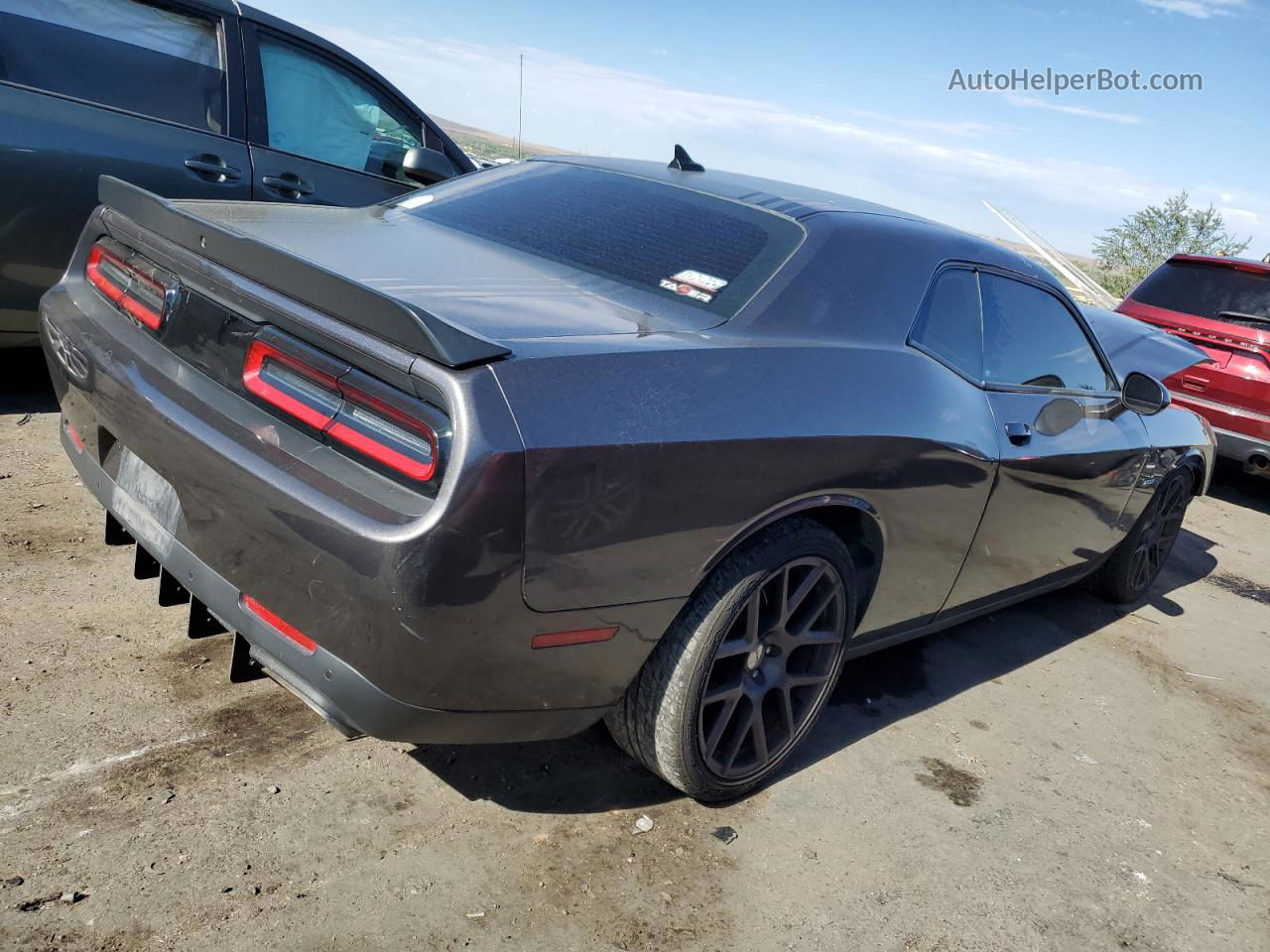 2016 Dodge Challenger R/t Угольный vin: 2C3CDZBT6GH245599