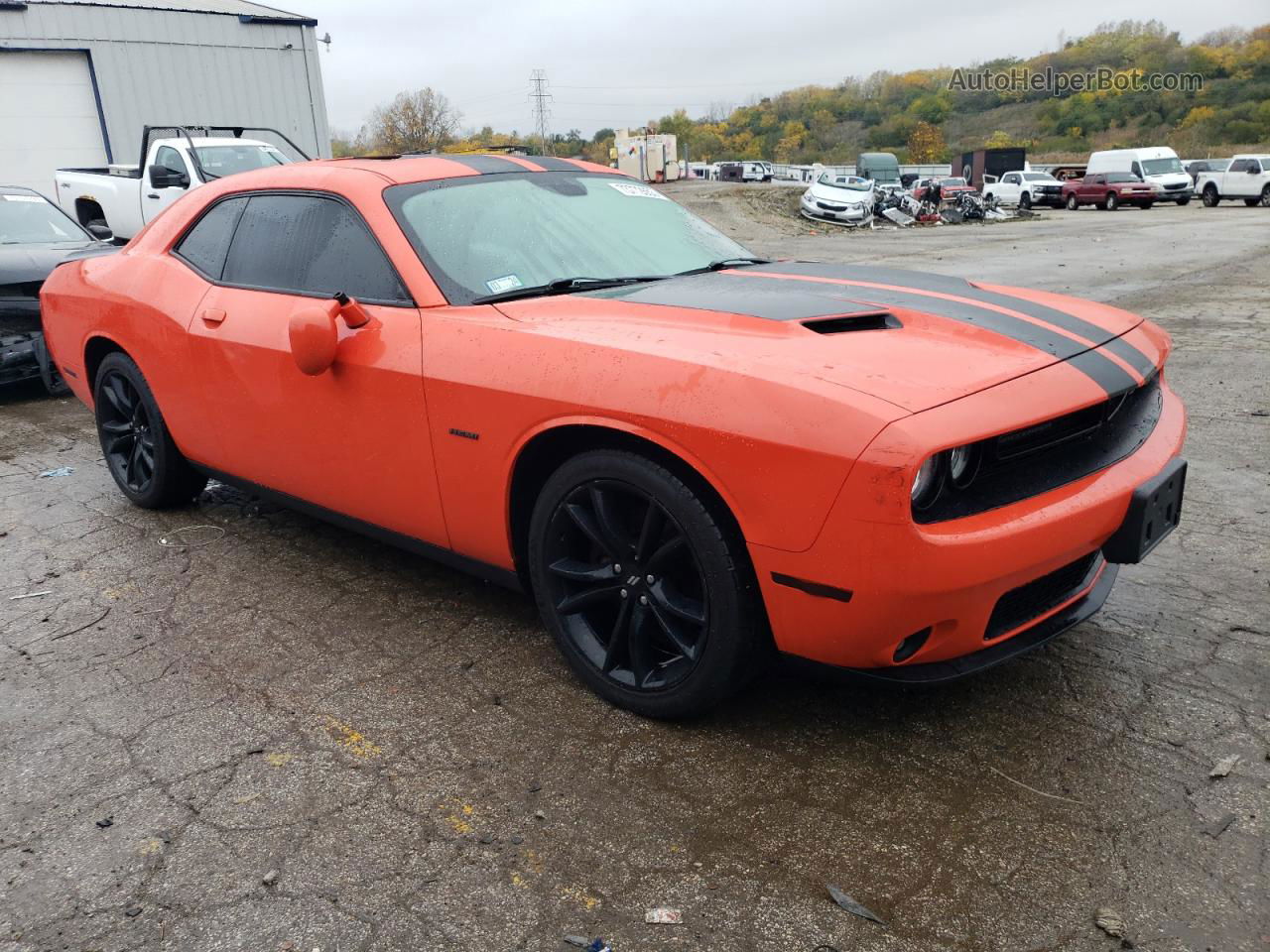 2017 Dodge Challenger R/t Orange vin: 2C3CDZBT6HH604709