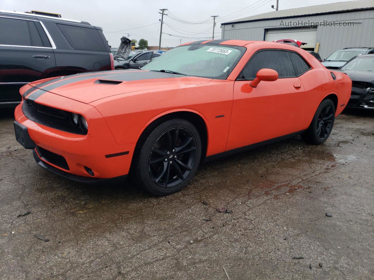 2017 Dodge Challenger R/t Оранжевый vin: 2C3CDZBT6HH604709