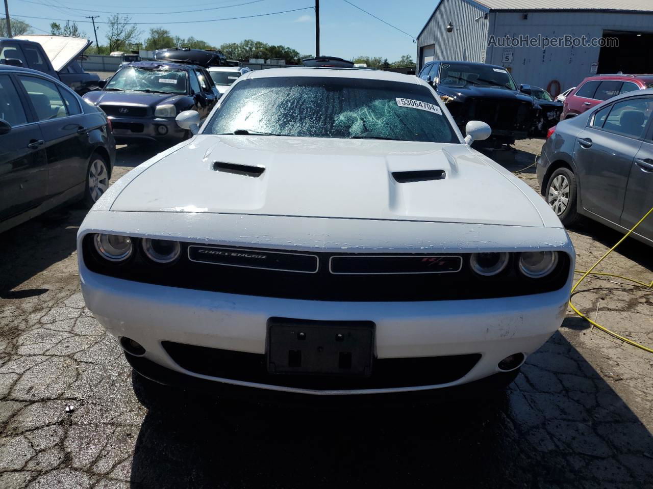 2017 Dodge Challenger R/t White vin: 2C3CDZBT6HH658009