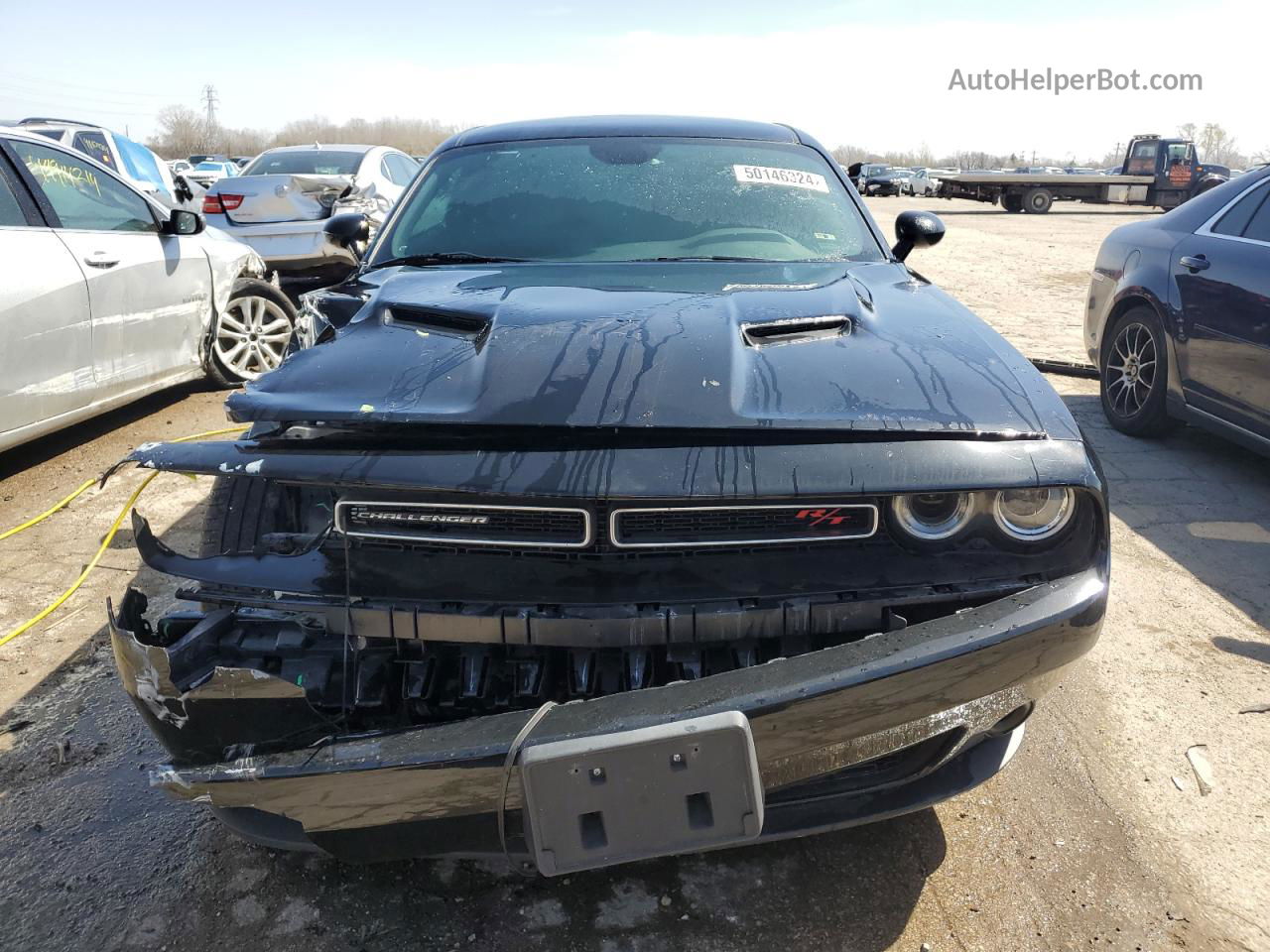 2017 Dodge Challenger R/t Черный vin: 2C3CDZBT6HH658835