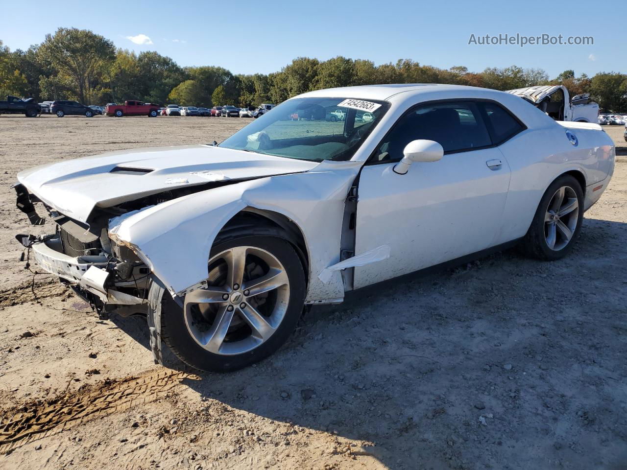 2018 Dodge Challenger R/t White vin: 2C3CDZBT6JH211623