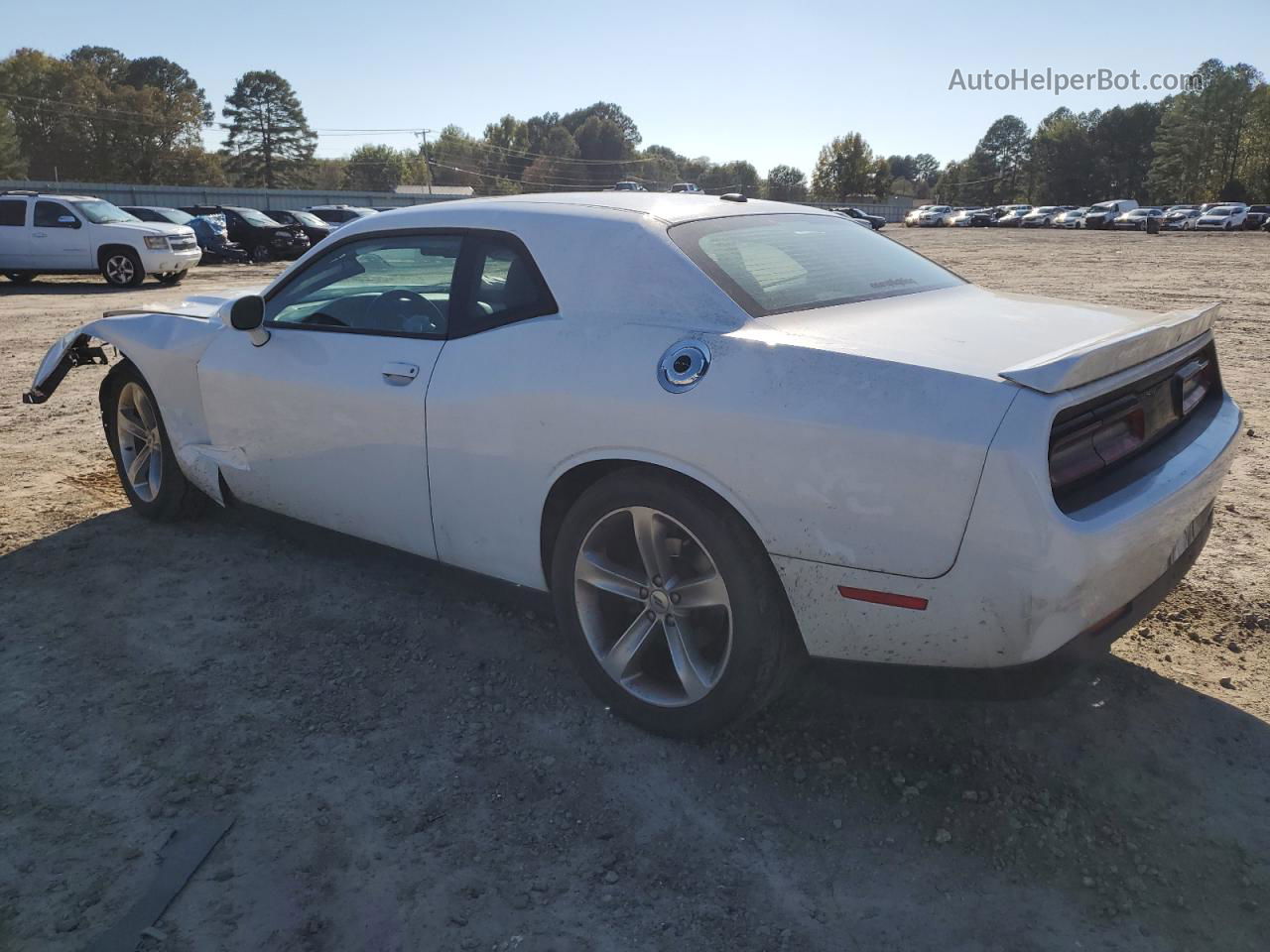 2018 Dodge Challenger R/t Белый vin: 2C3CDZBT6JH211623