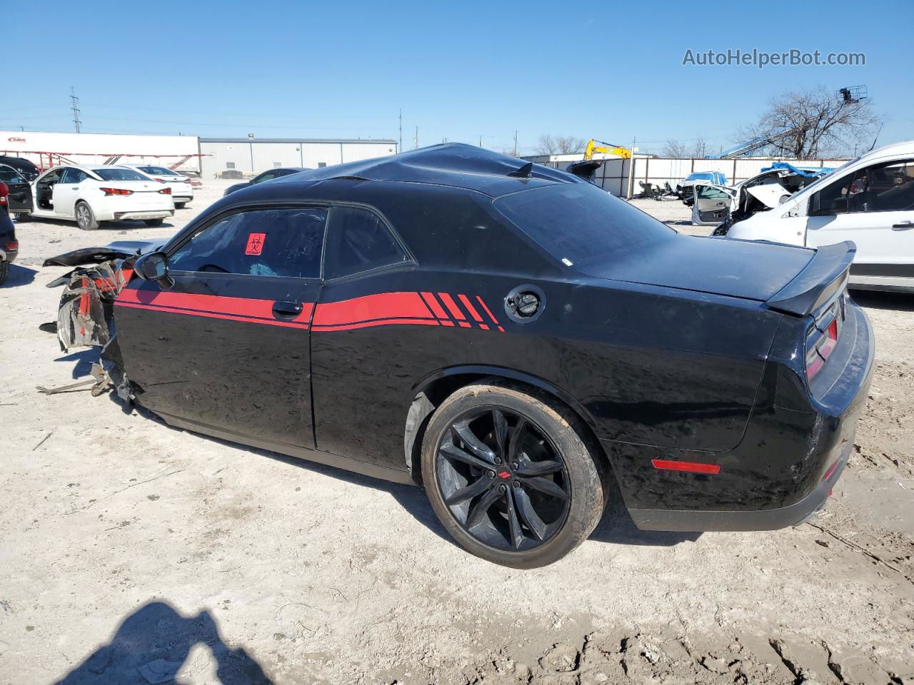 2018 Dodge Challenger R/t Черный vin: 2C3CDZBT6JH216823