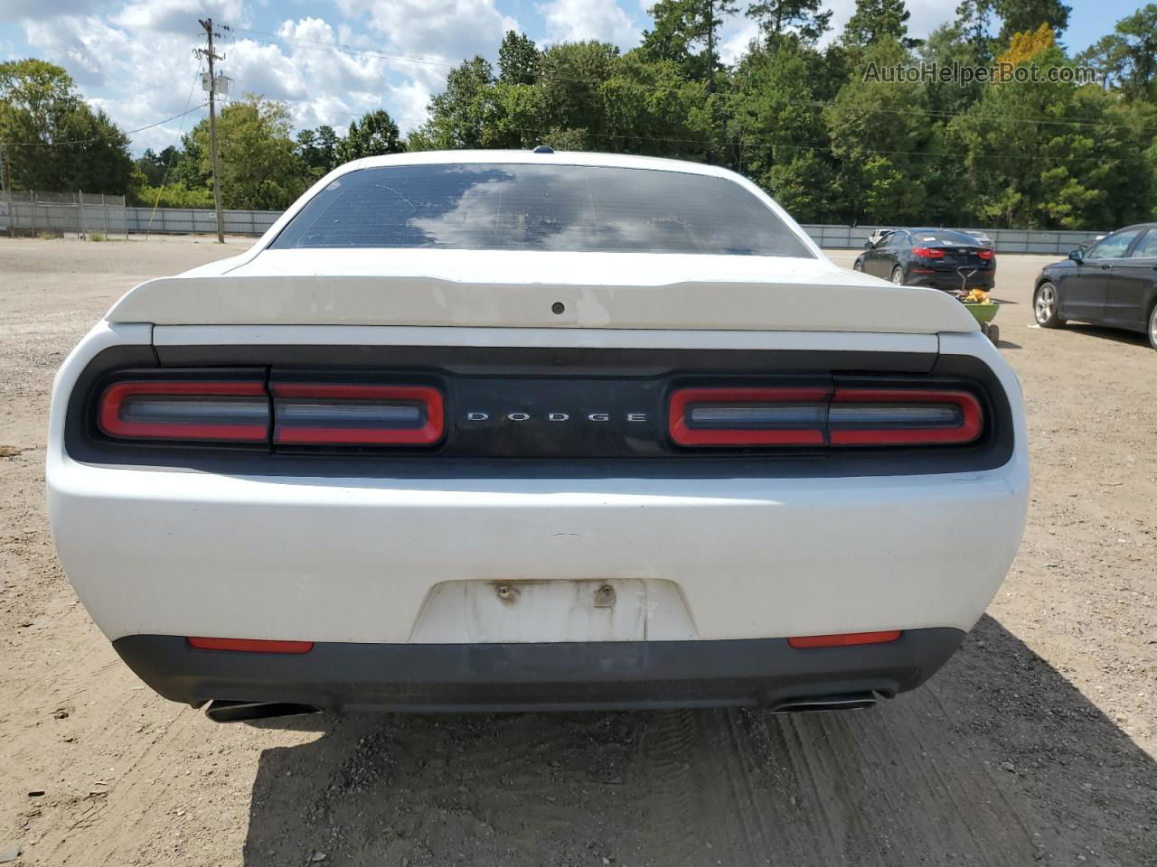 2018 Dodge Challenger R/t White vin: 2C3CDZBT6JH296981