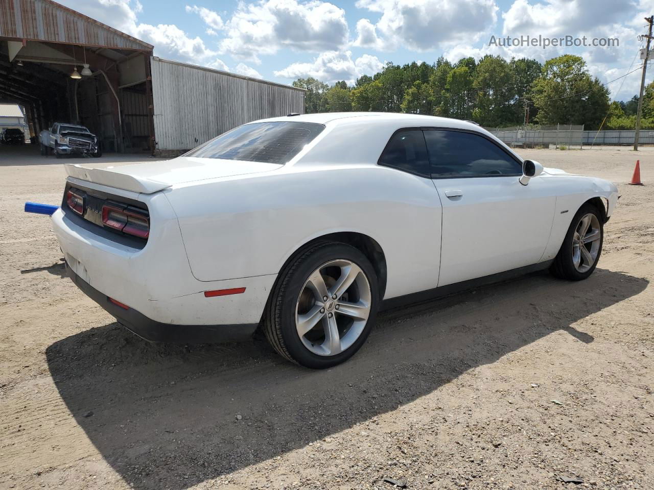 2018 Dodge Challenger R/t White vin: 2C3CDZBT6JH296981