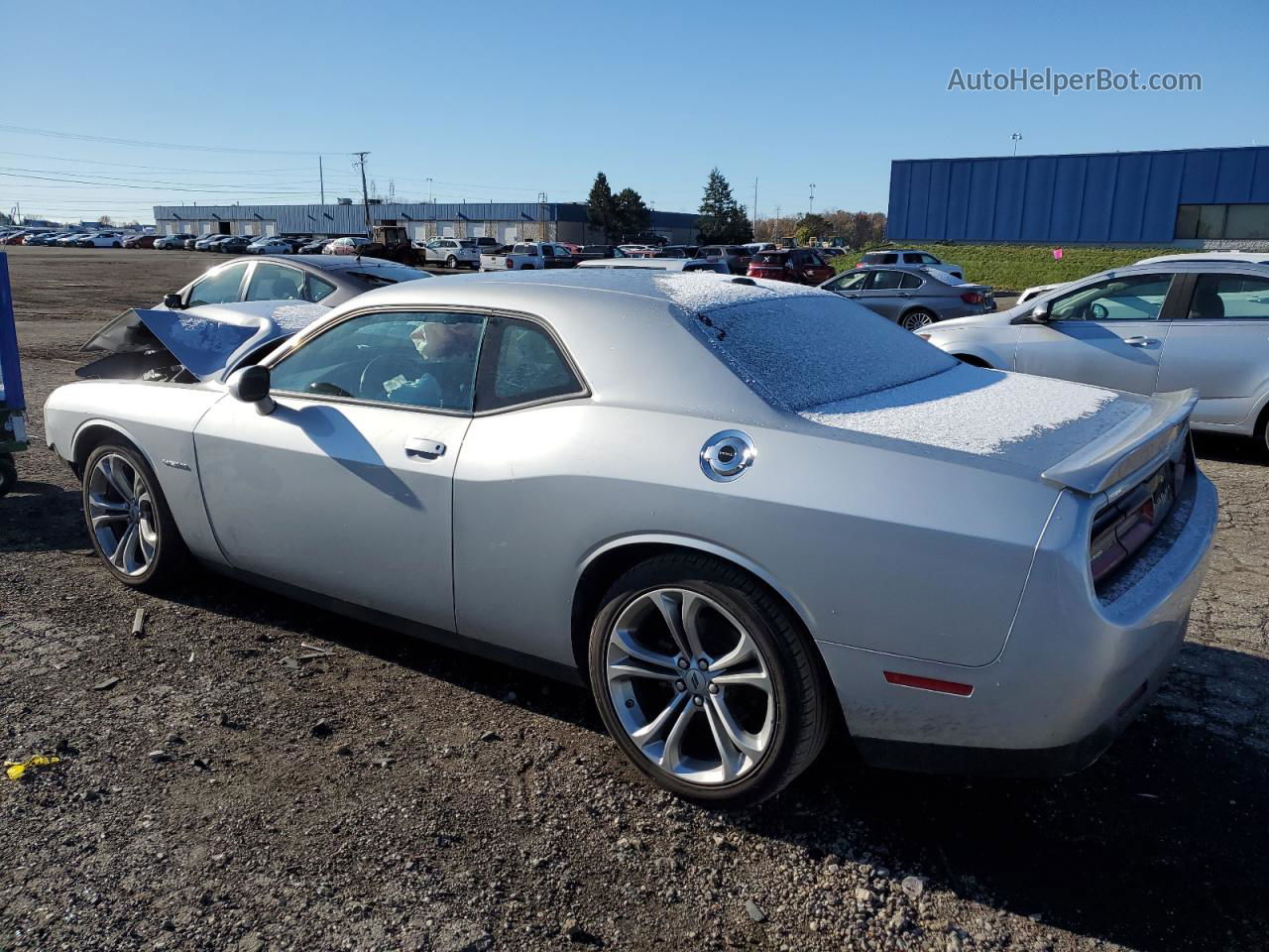 2022 Dodge Challenger R/t Silver vin: 2C3CDZBT6NH105341