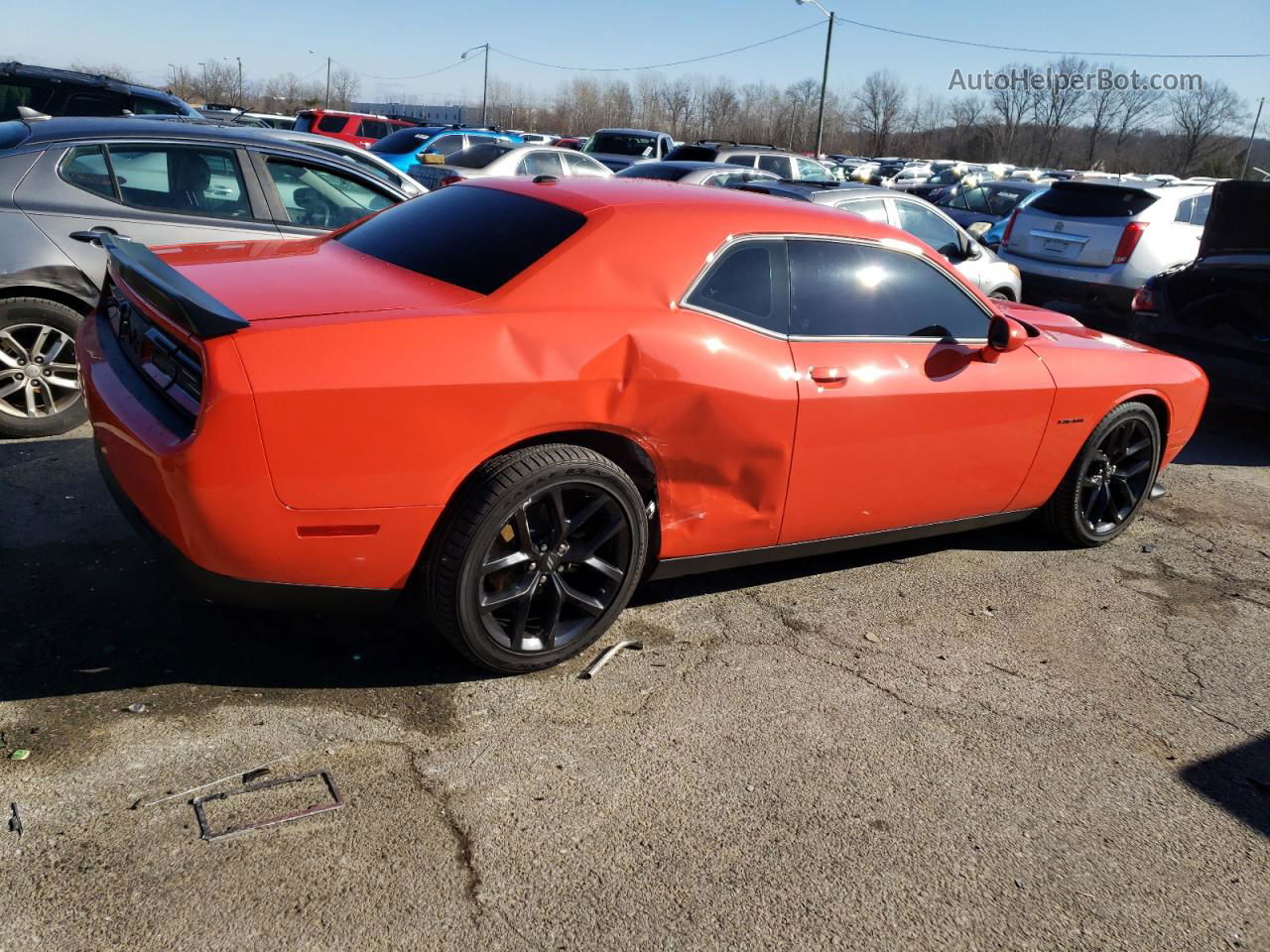 2022 Dodge Challenger R/t Orange vin: 2C3CDZBT6NH200319