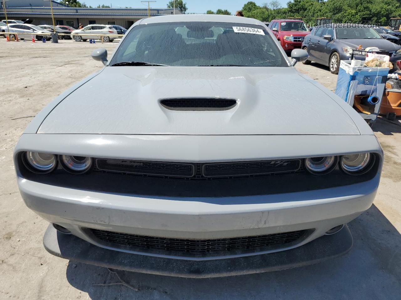 2022 Dodge Challenger R/t Gray vin: 2C3CDZBT6NH212115