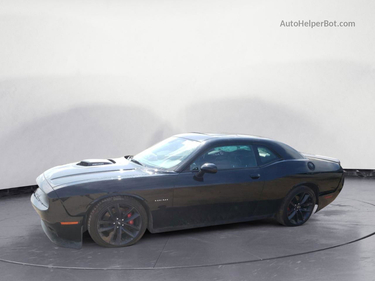 2022 Dodge Challenger R/t Черный vin: 2C3CDZBT6NH233899