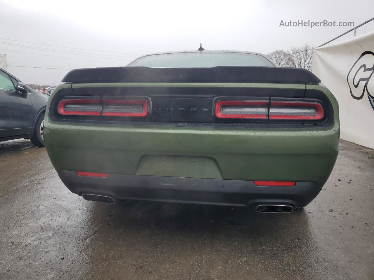 2022 Dodge Challenger R/t Green vin: 2C3CDZBT6NH238648