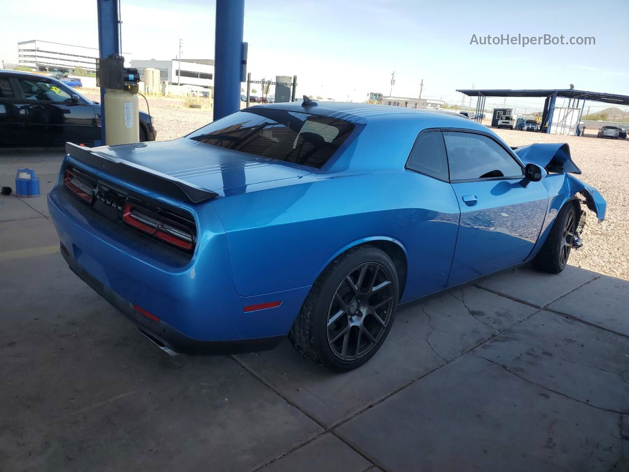 2016 Dodge Challenger R/t Синий vin: 2C3CDZBT7GH168337