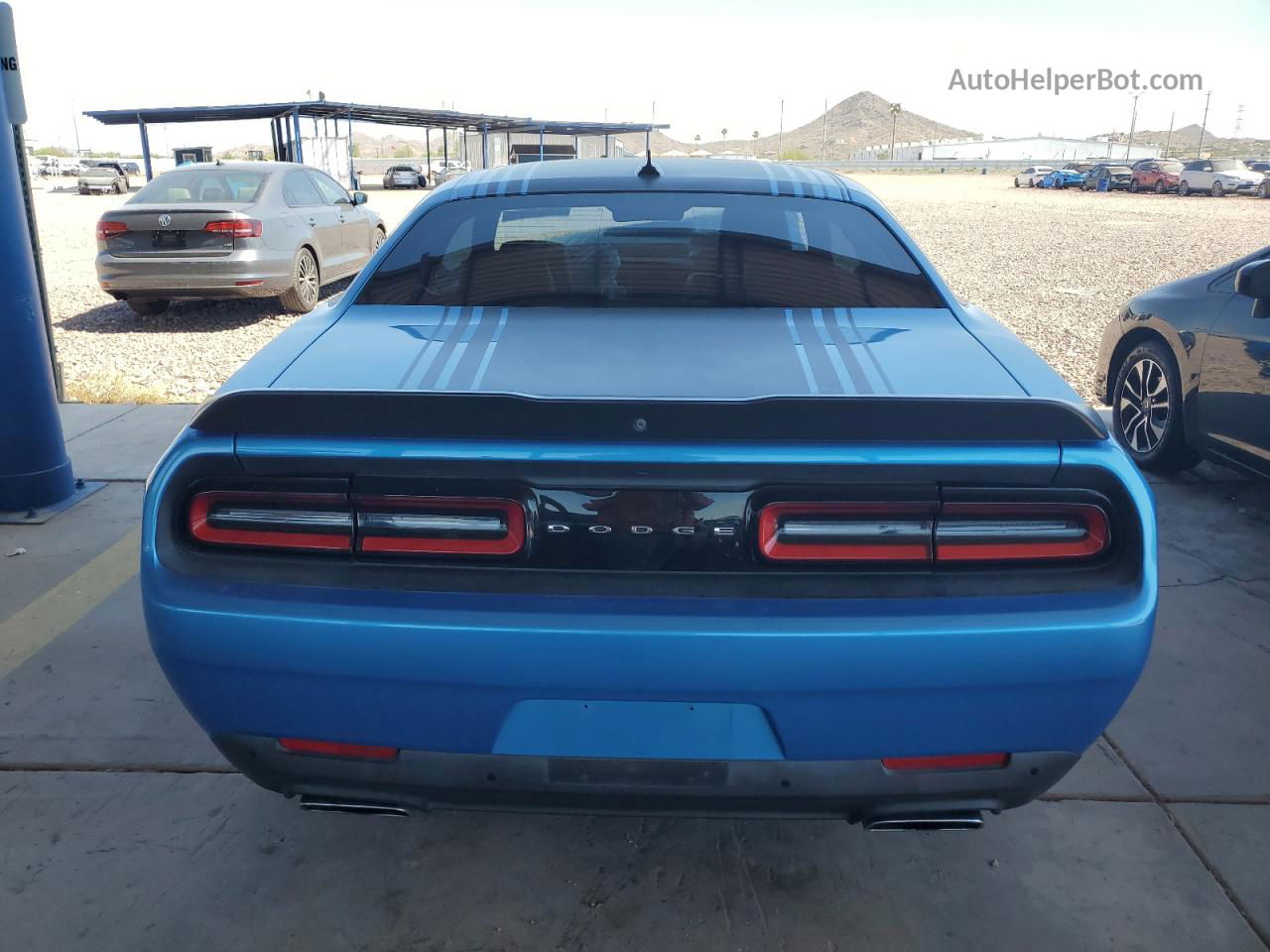 2016 Dodge Challenger R/t Blue vin: 2C3CDZBT7GH168337