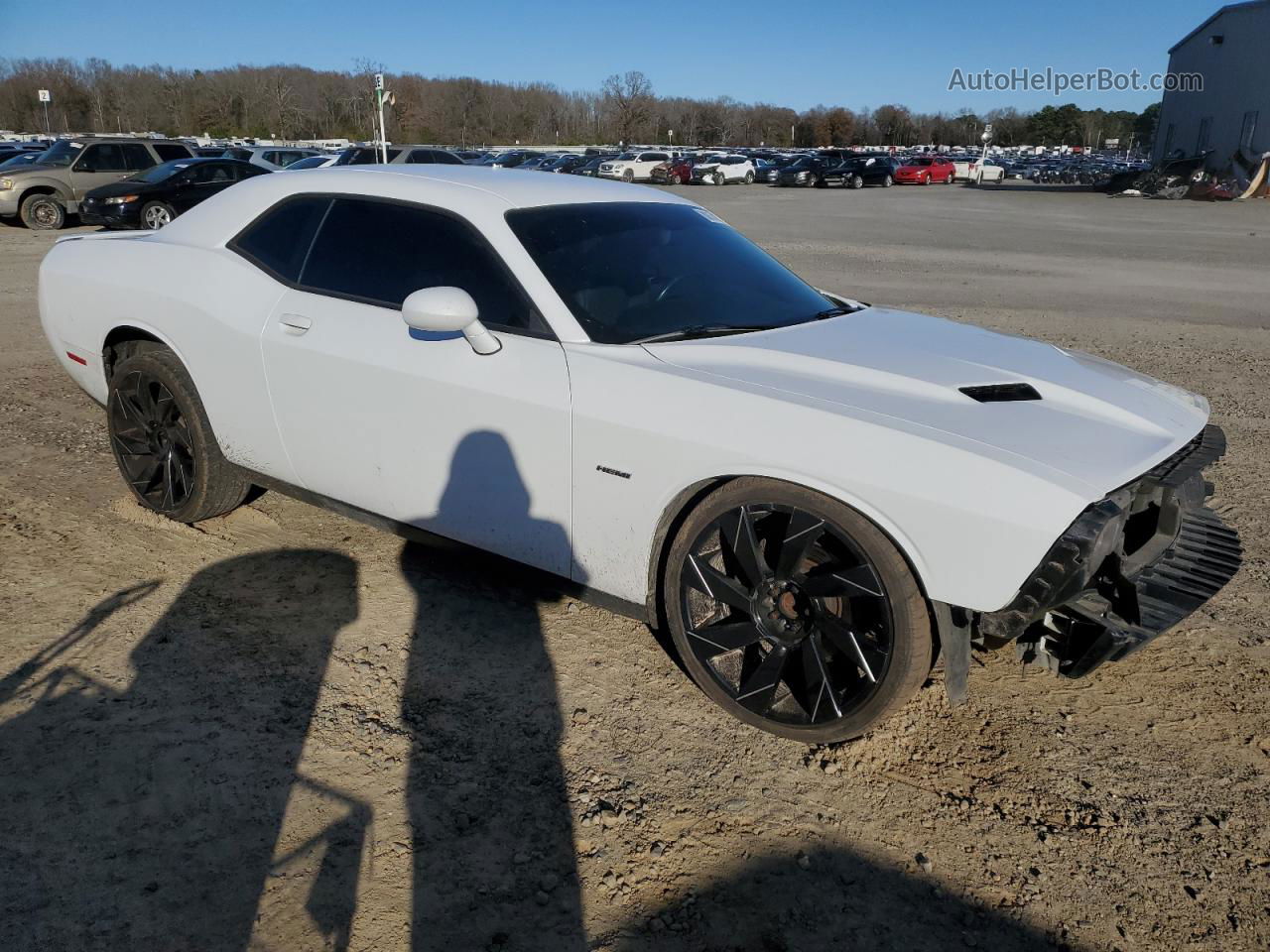 2016 Dodge Challenger R/t White vin: 2C3CDZBT7GH168547