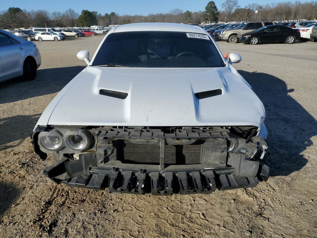 2016 Dodge Challenger R/t White vin: 2C3CDZBT7GH168547