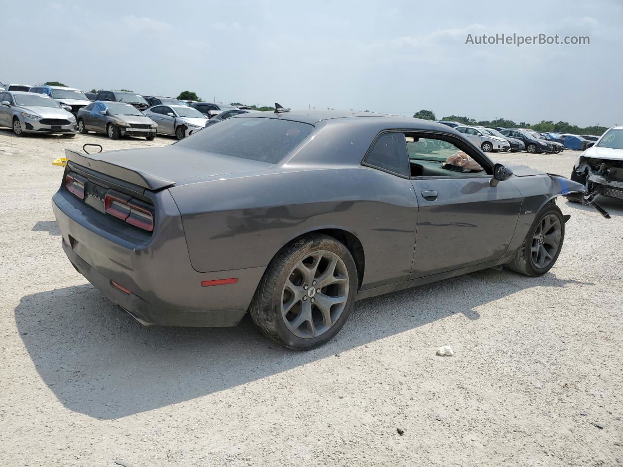 2017 Dodge Challenger R/t Gray vin: 2C3CDZBT7HH509298