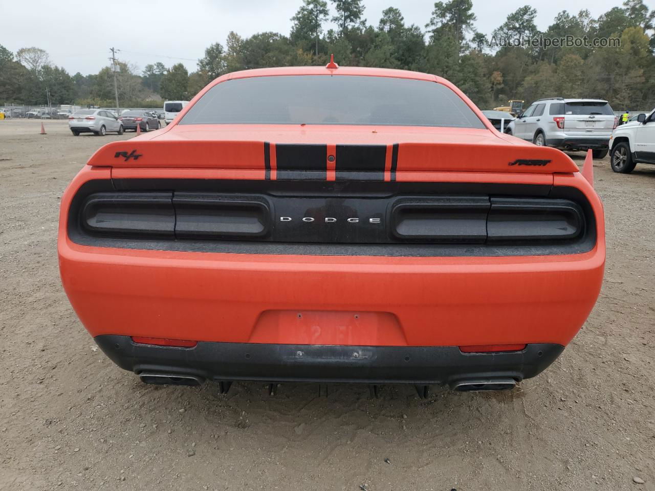 2017 Dodge Challenger R/t Оранжевый vin: 2C3CDZBT7HH527655