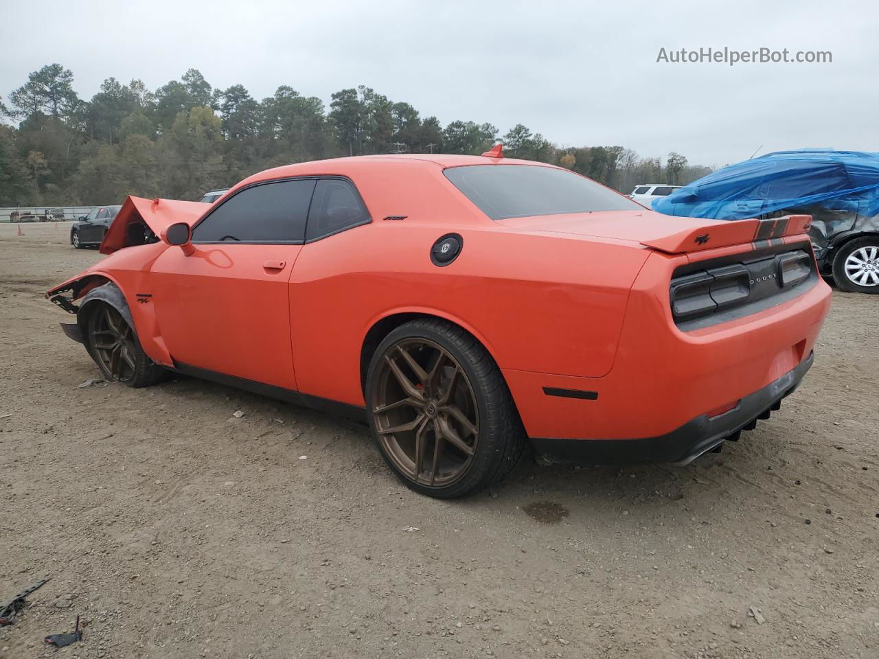 2017 Dodge Challenger R/t Оранжевый vin: 2C3CDZBT7HH527655