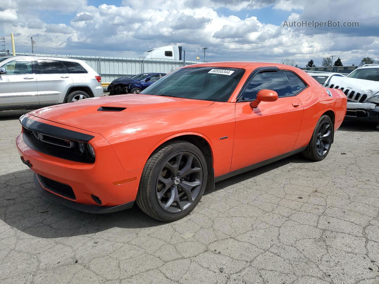 2017 Dodge Challenger R/t Оранжевый vin: 2C3CDZBT7HH655944