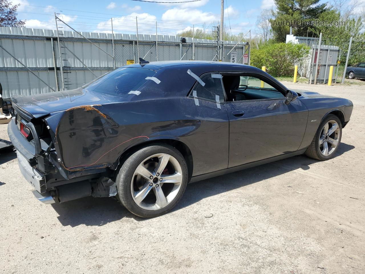 2017 Dodge Challenger R/t Blue vin: 2C3CDZBT7HH656012