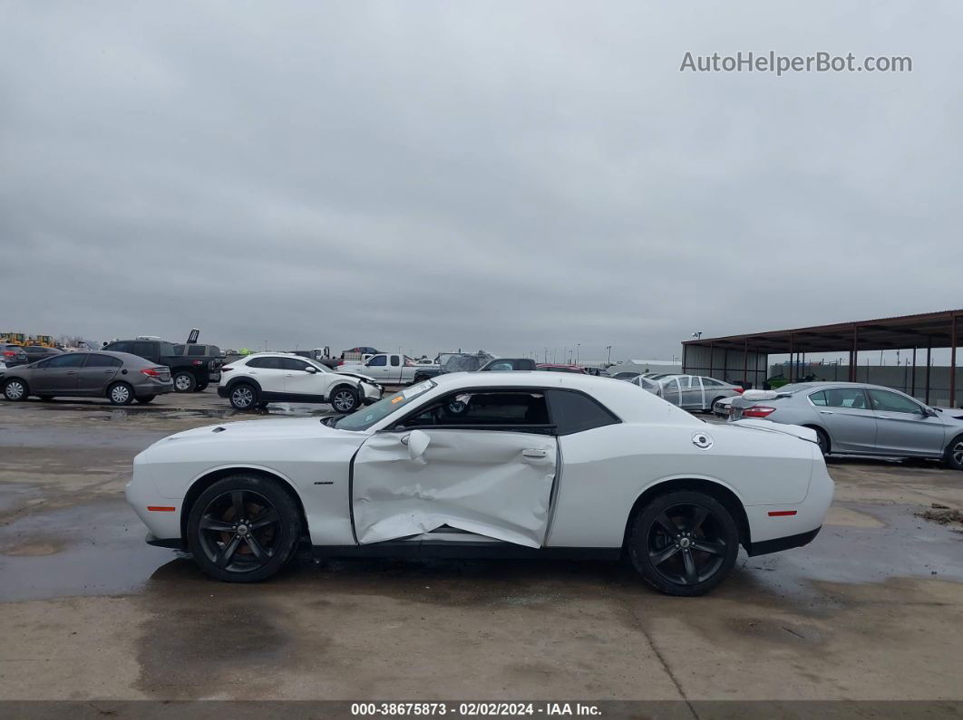 2018 Dodge Challenger R/t White vin: 2C3CDZBT7JH294401