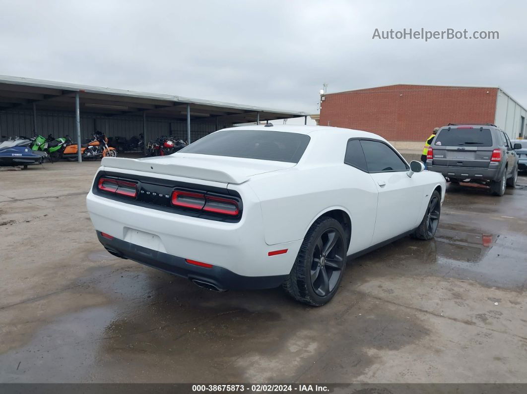 2018 Dodge Challenger R/t Белый vin: 2C3CDZBT7JH294401