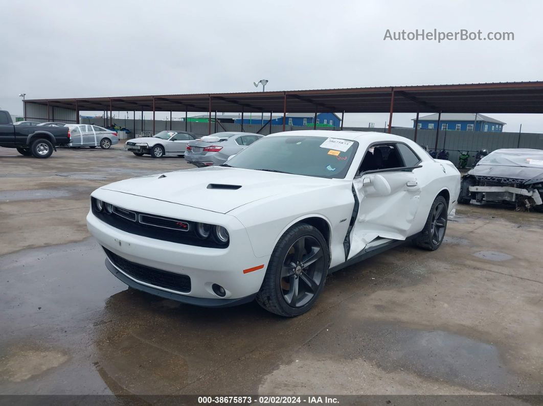 2018 Dodge Challenger R/t White vin: 2C3CDZBT7JH294401