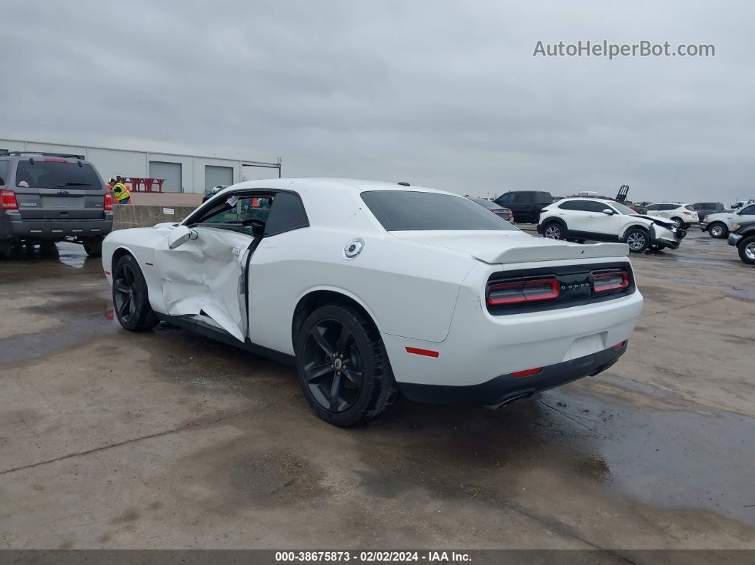 2018 Dodge Challenger R/t White vin: 2C3CDZBT7JH294401