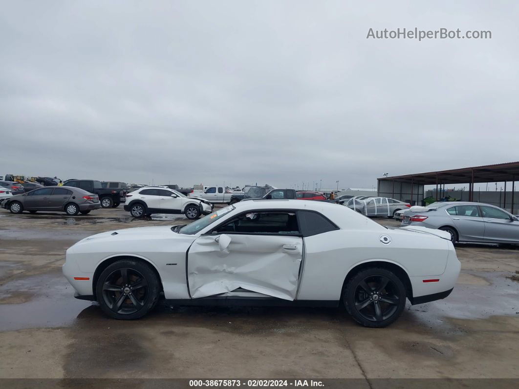 2018 Dodge Challenger R/t White vin: 2C3CDZBT7JH294401