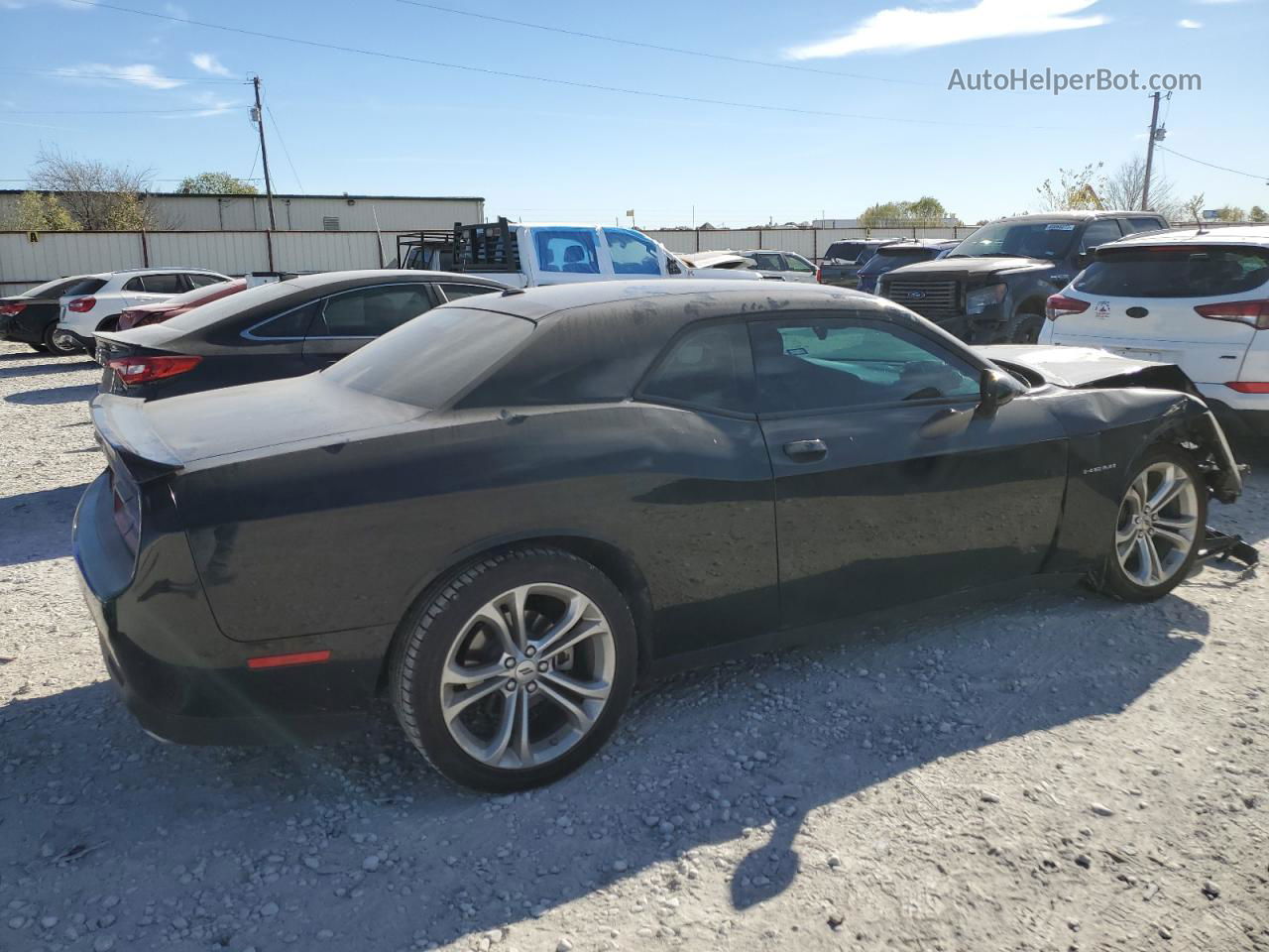 2022 Dodge Challenger R/t Black vin: 2C3CDZBT7NH105171