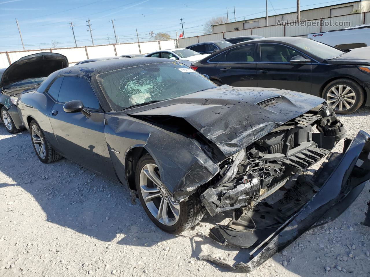 2022 Dodge Challenger R/t Black vin: 2C3CDZBT7NH105171