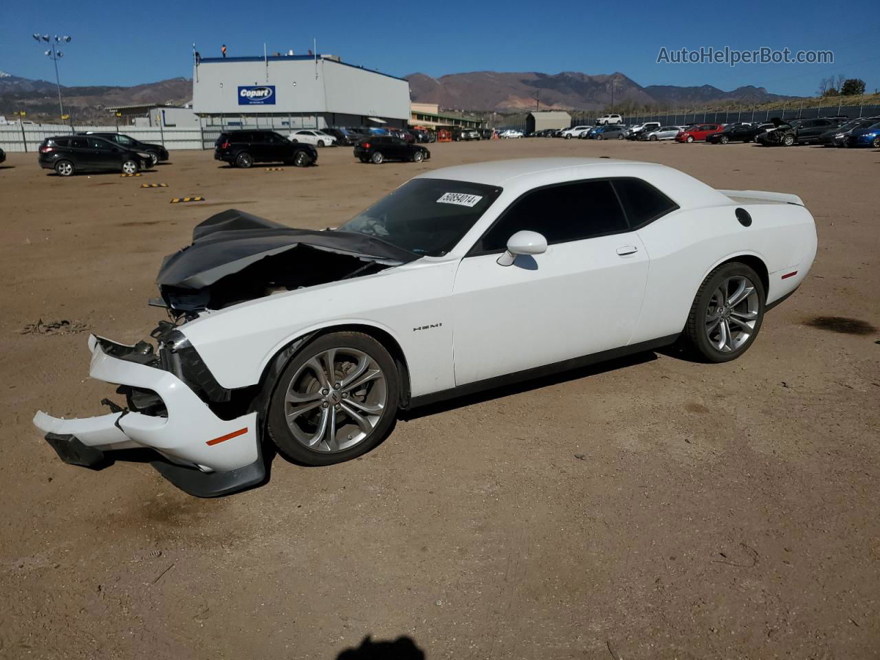 2022 Dodge Challenger R/t White vin: 2C3CDZBT7NH137232