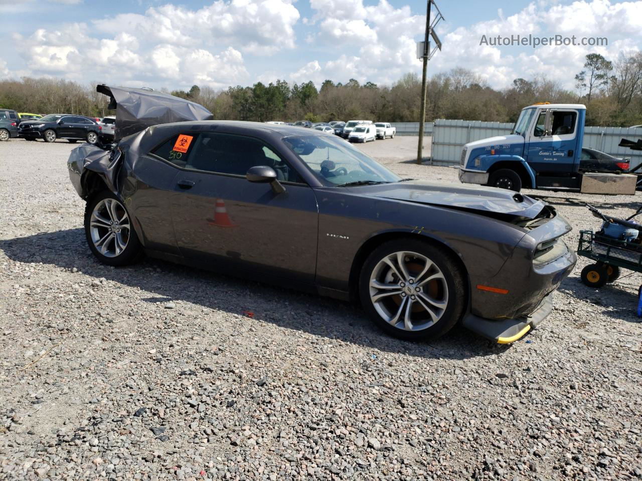 2022 Dodge Challenger R/t Charcoal vin: 2C3CDZBT7NH151163