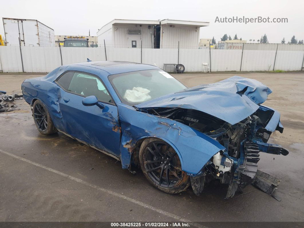 2022 Dodge Challenger R/t Blue vin: 2C3CDZBT7NH156573