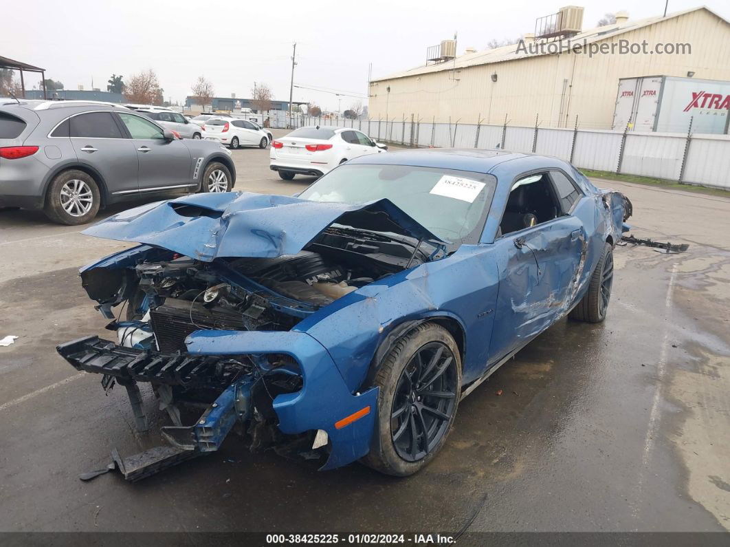 2022 Dodge Challenger R/t Blue vin: 2C3CDZBT7NH156573