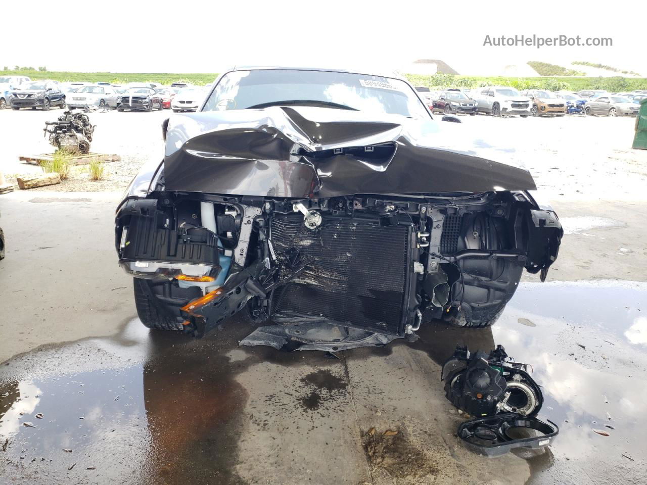 2022 Dodge Challenger R/t Gray vin: 2C3CDZBT7NH181358