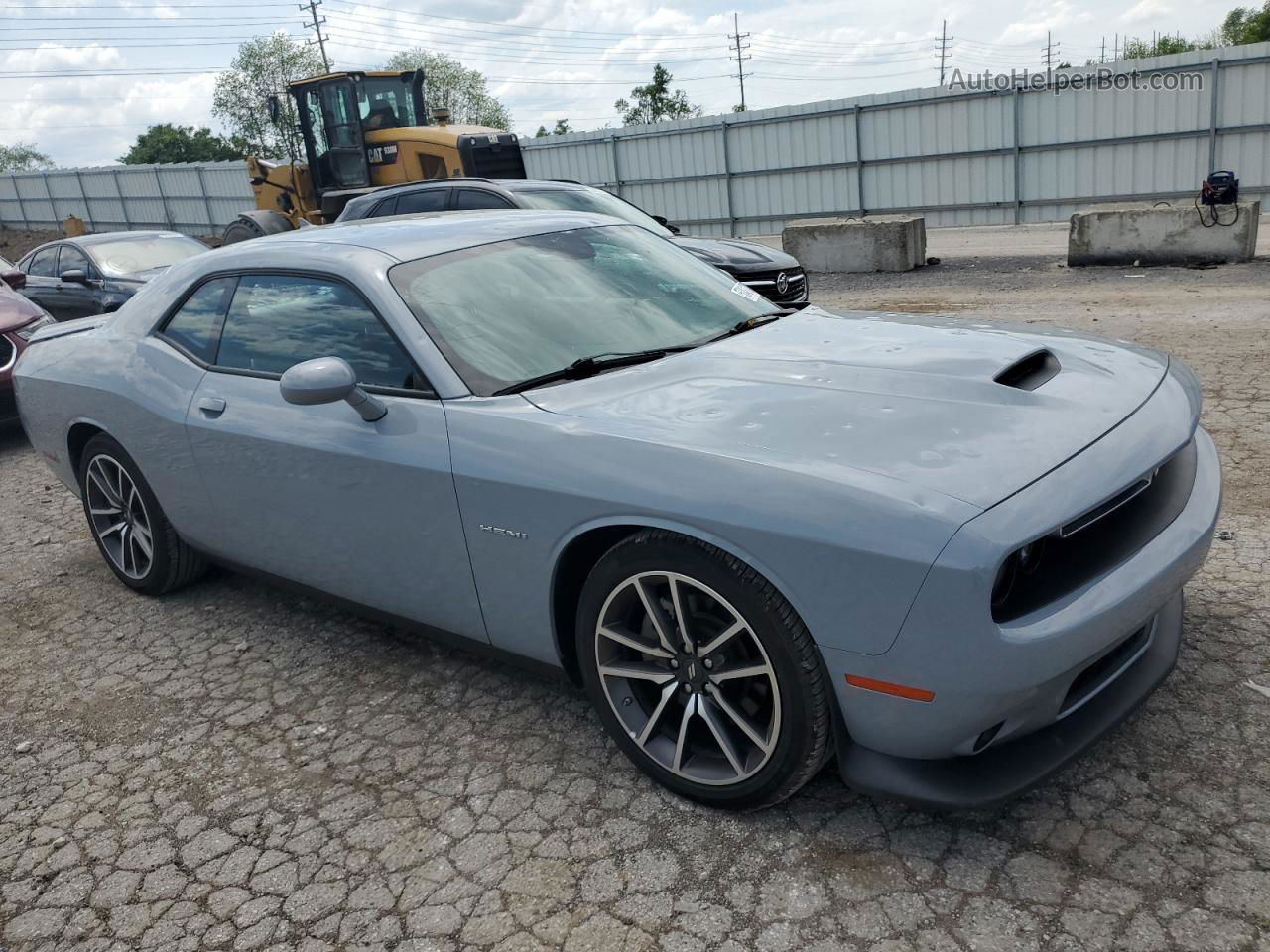 2022 Dodge Challenger R/t Silver vin: 2C3CDZBT7NH234107