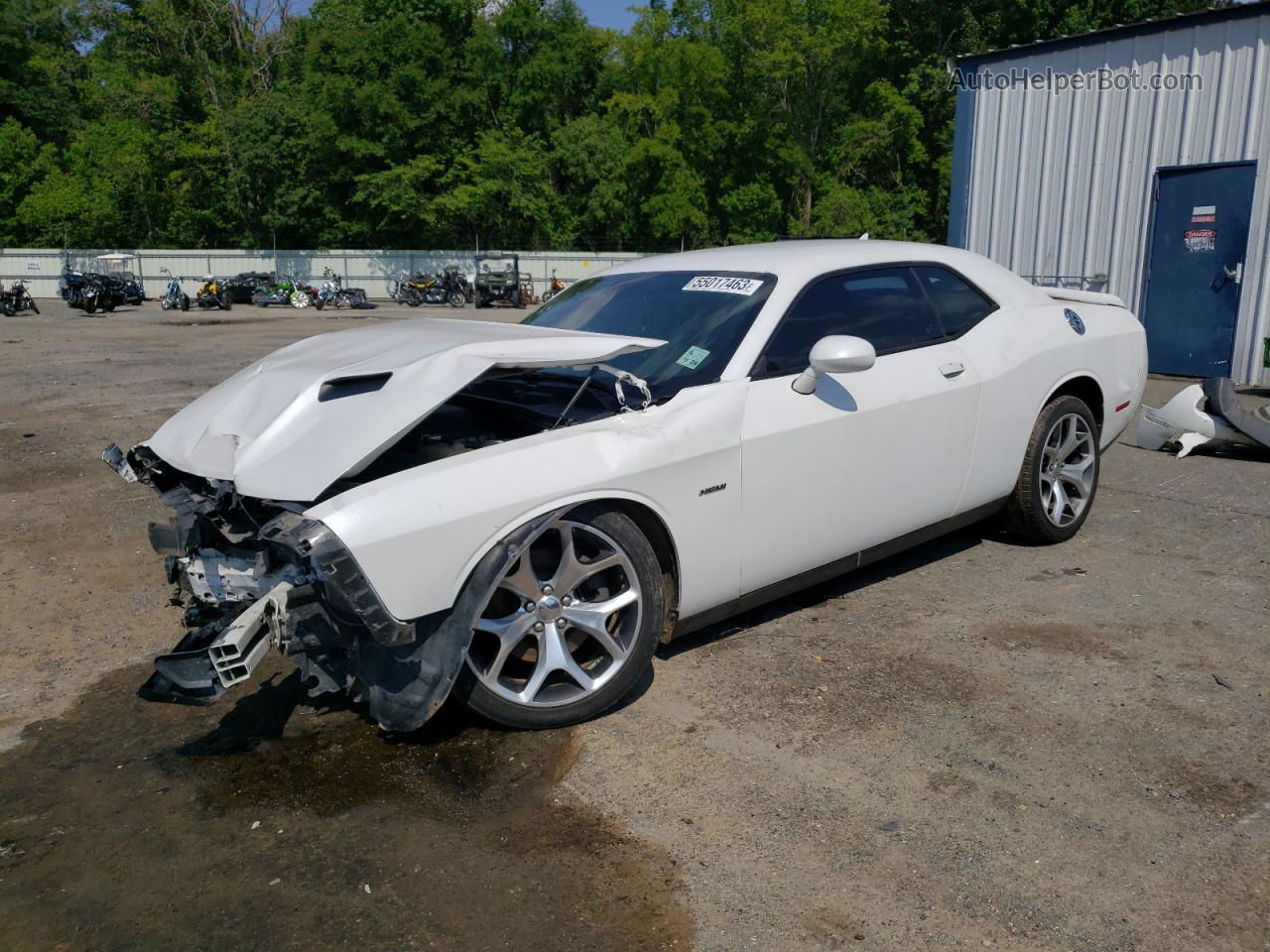 2015 Dodge Challenger Sxt Plus White vin: 2C3CDZBT8FH774227