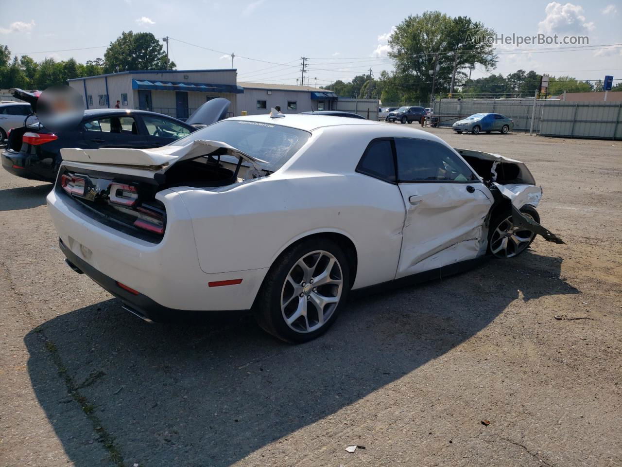 2015 Dodge Challenger Sxt Plus White vin: 2C3CDZBT8FH774227