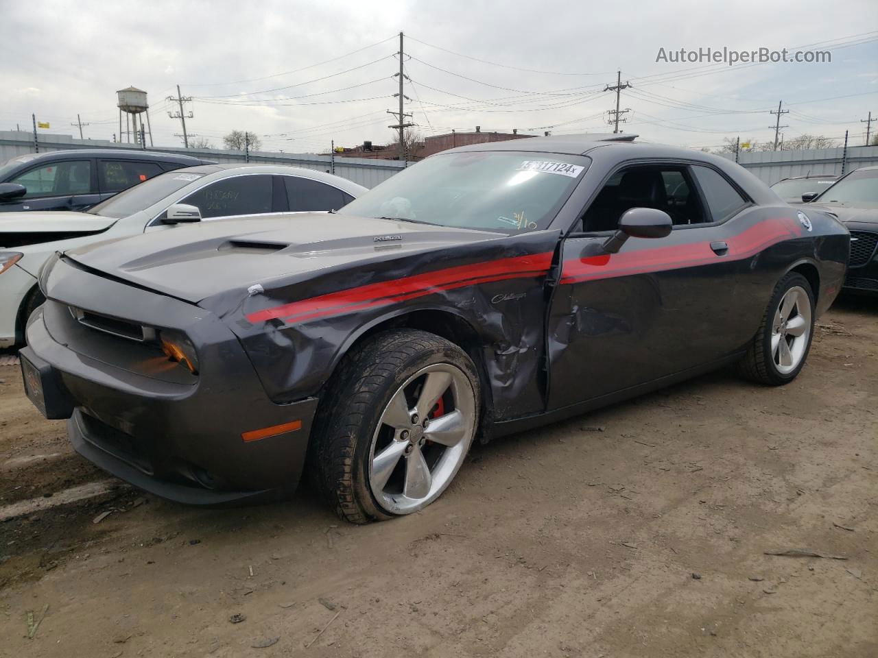 2015 Dodge Challenger Sxt Plus Gray vin: 2C3CDZBT8FH846561