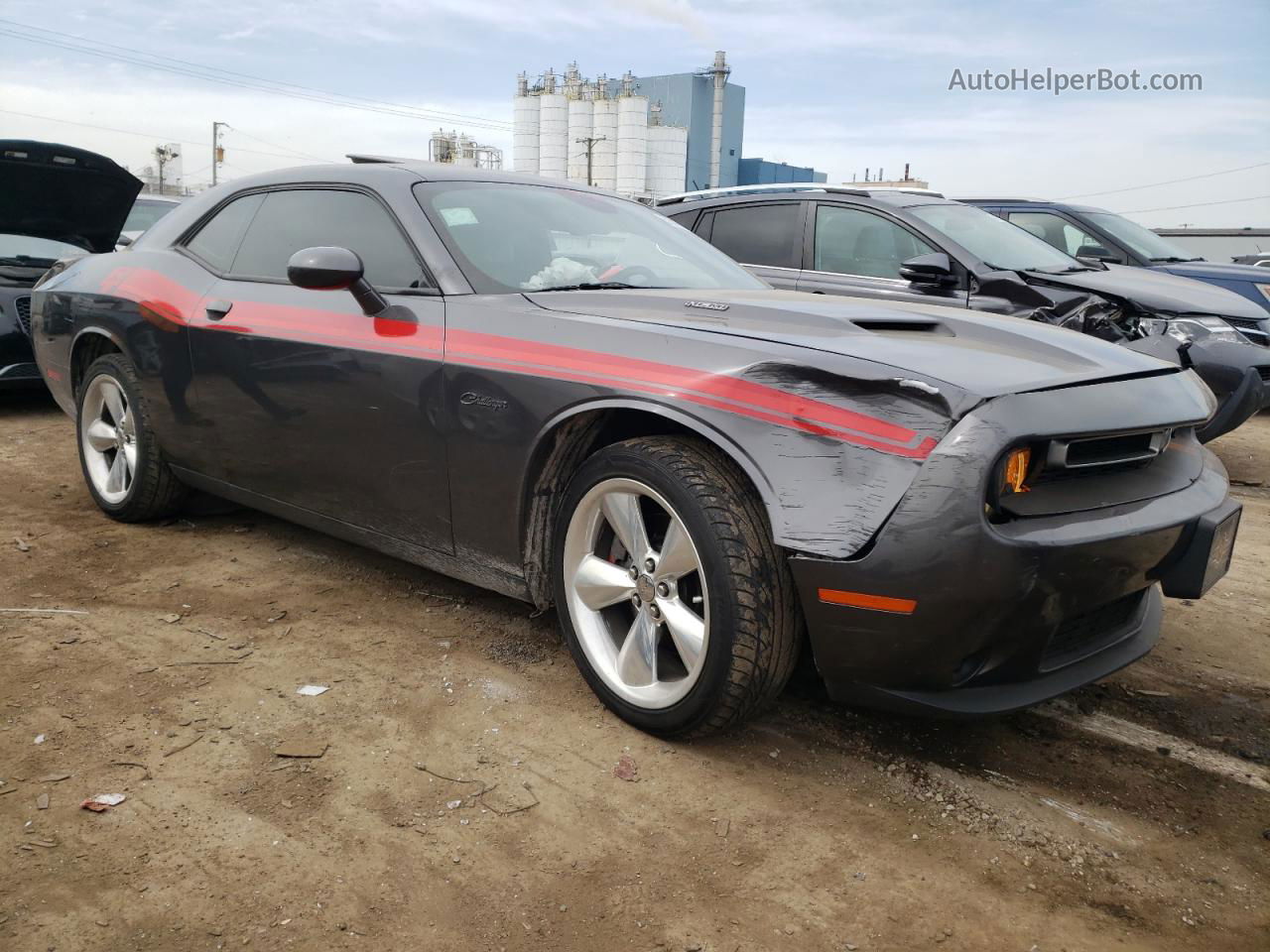 2015 Dodge Challenger Sxt Plus Gray vin: 2C3CDZBT8FH846561